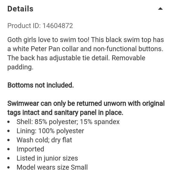 Hot Topic Swim Wednesday Addams Bikini Set Poshmark